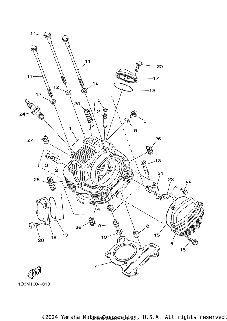 Cylinder Head Schematic