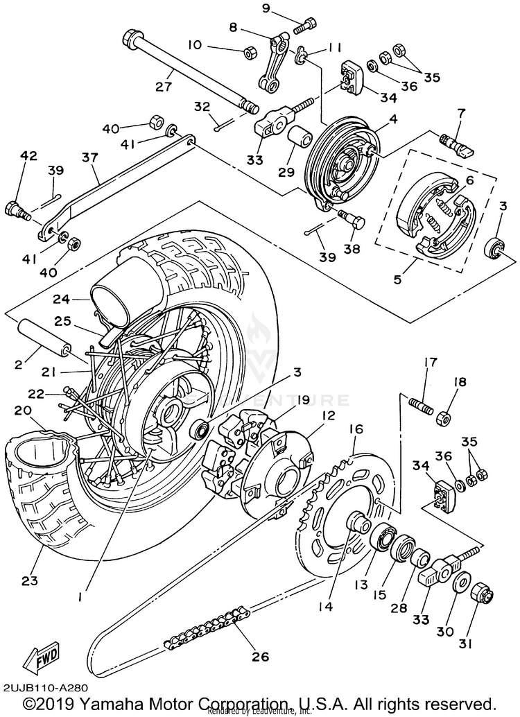 Rear Wheel Schematic