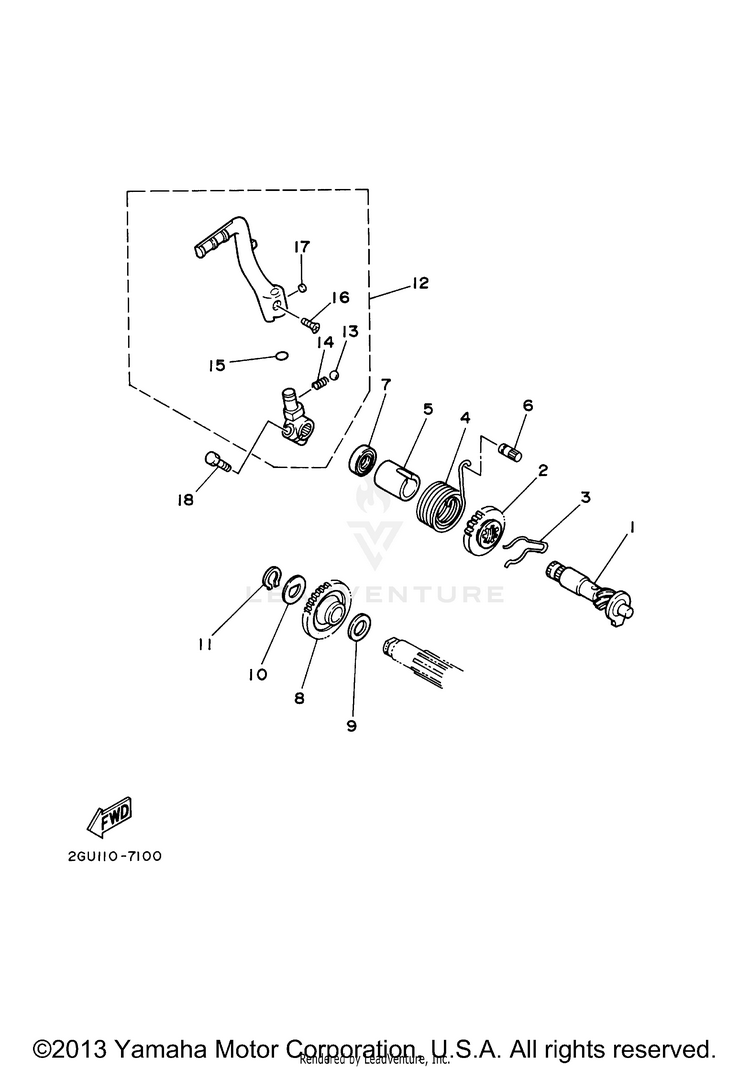 Starter BANSHEE - YFZ350R - 2003 Schematic