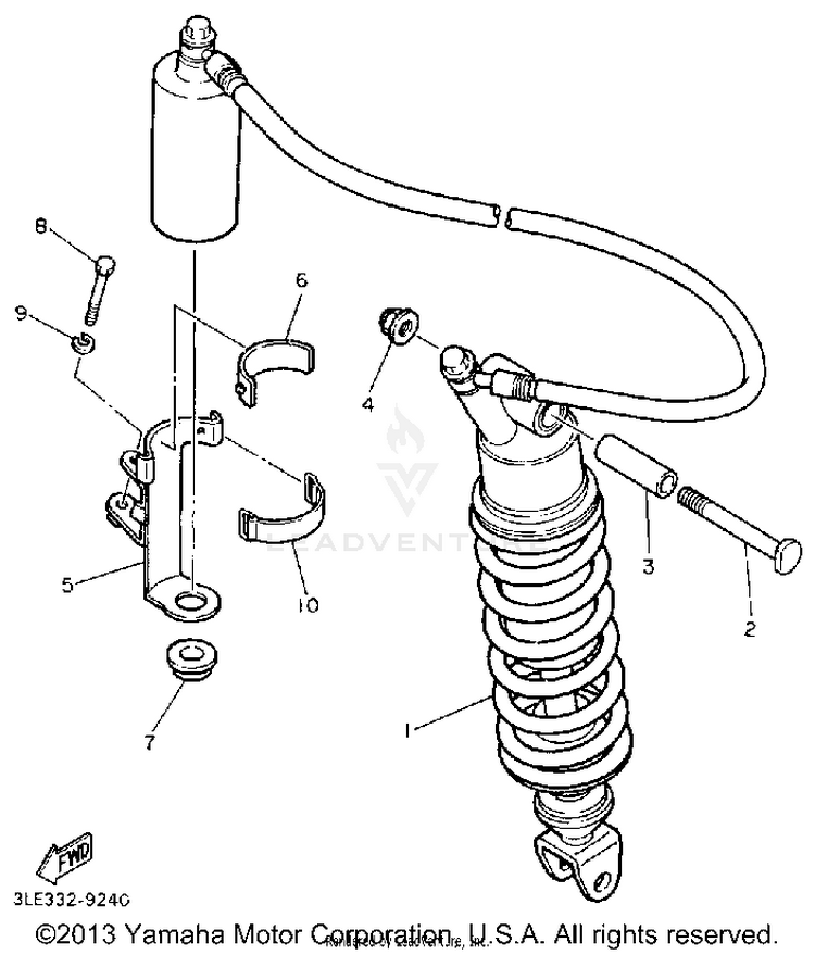 Rear Shocks Schematic