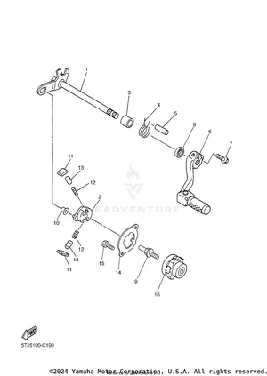 Shift Shaft Schematic