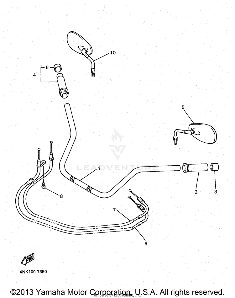 Steering Handle Cable Schematic