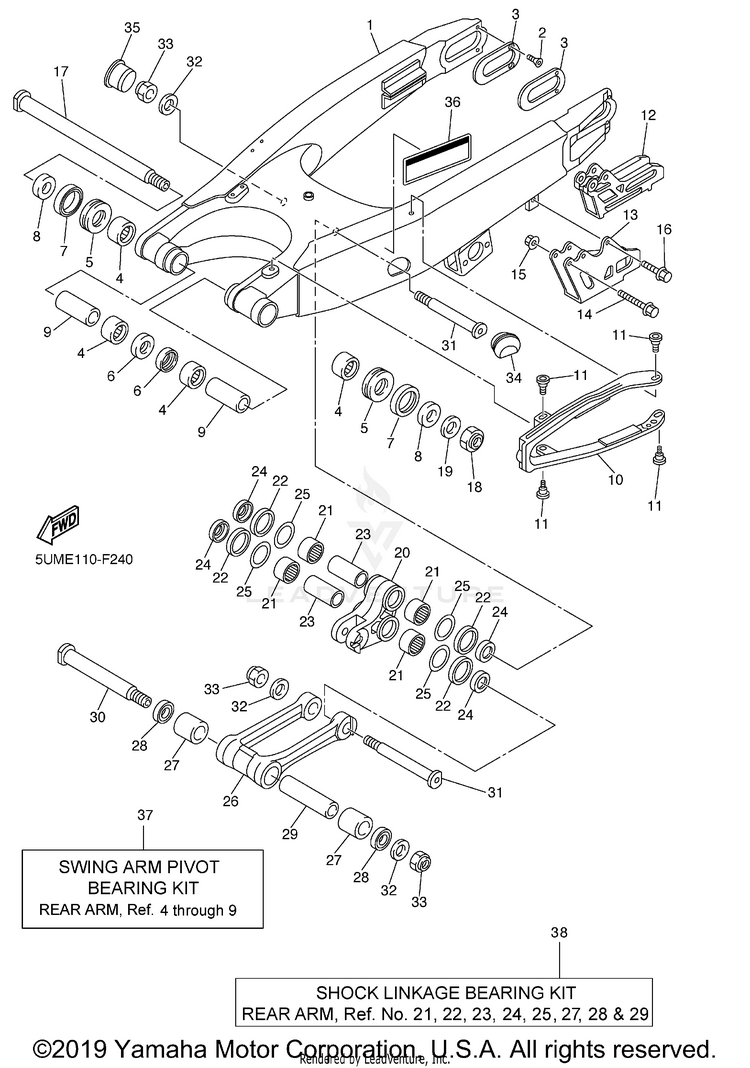 Rear Arm Schematic