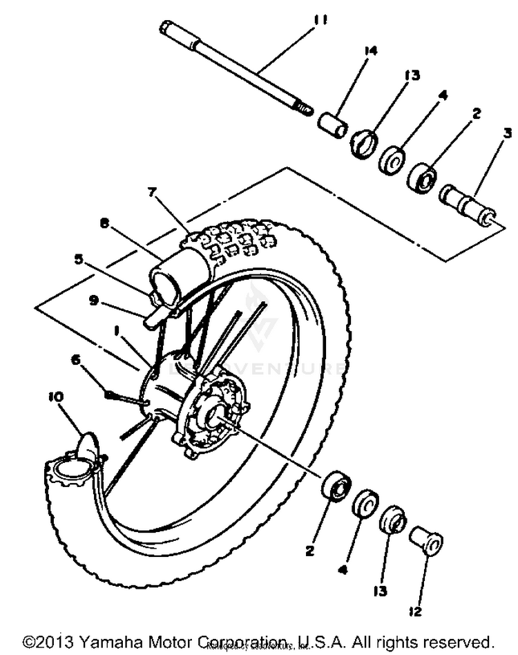 Front Wheel Schematic