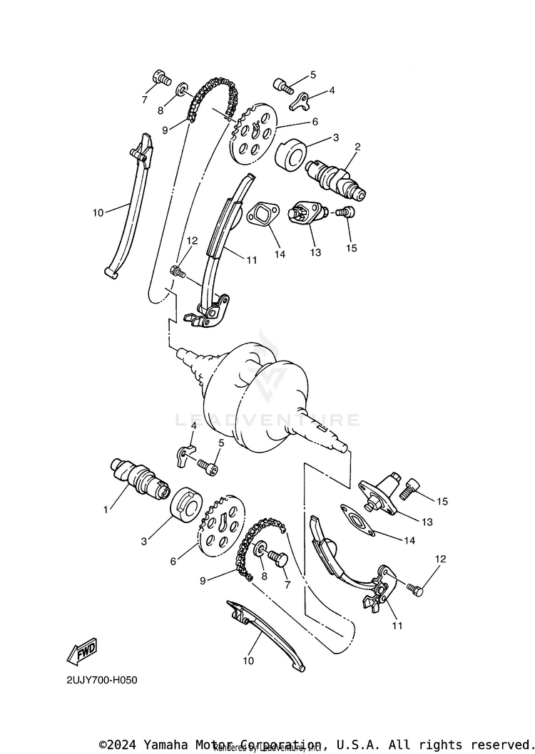 Camshaft & Chain Schematic