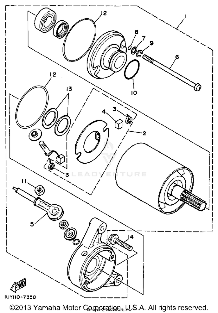 Starting Motor Schematic
