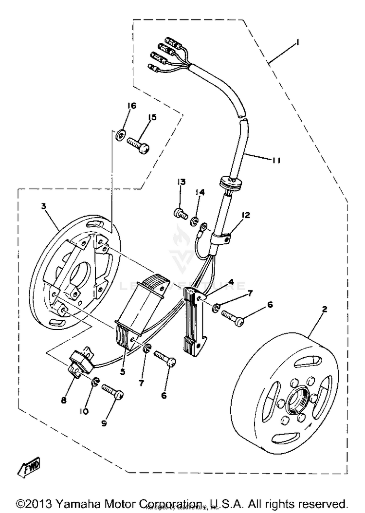 C - D - I - Magneto Yz80e Schematic