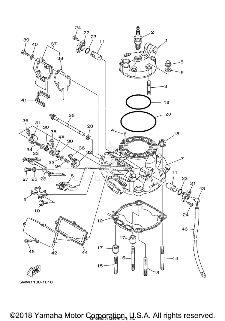 Cylinder Head Schematic