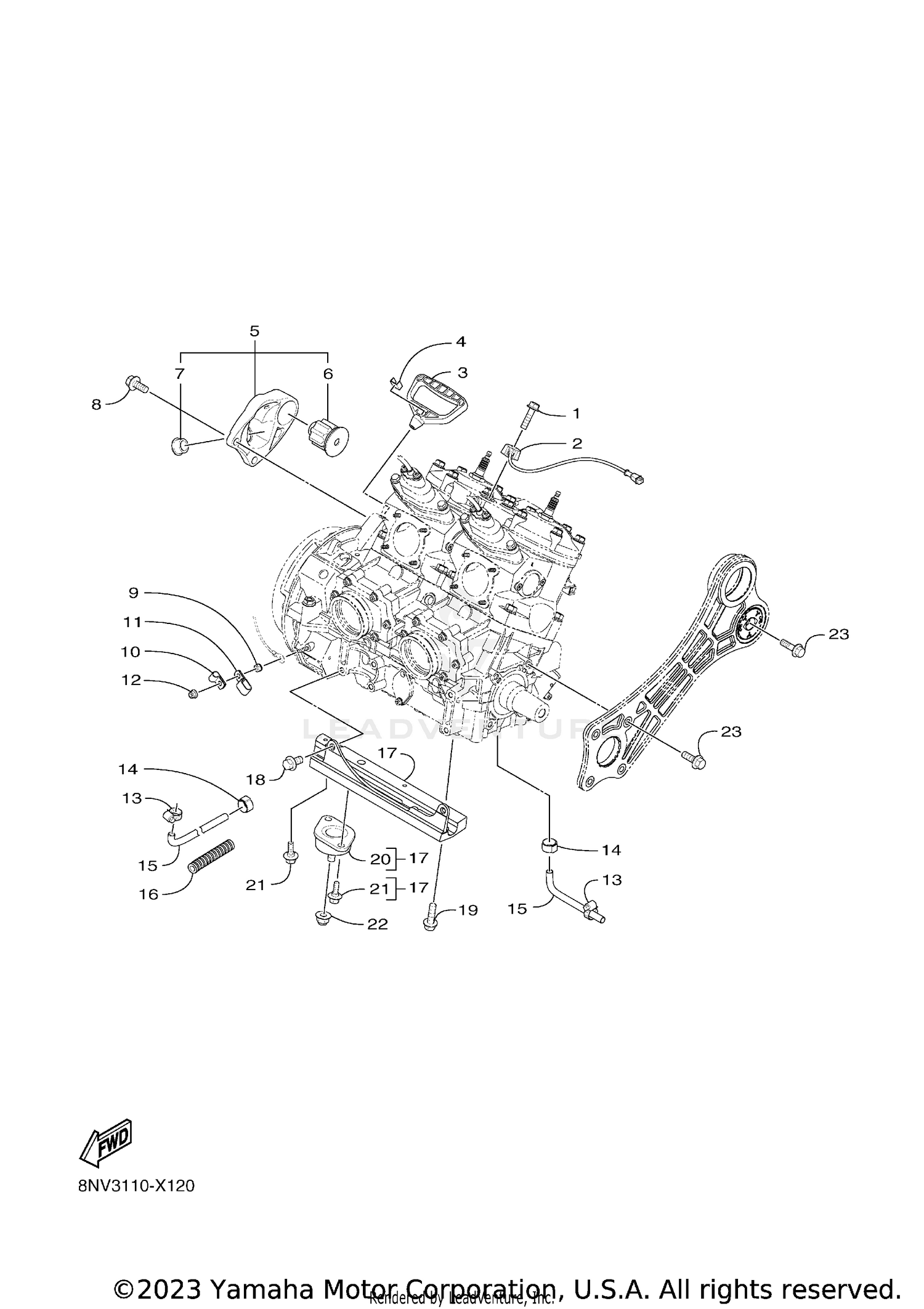 ENGINE BRACKET