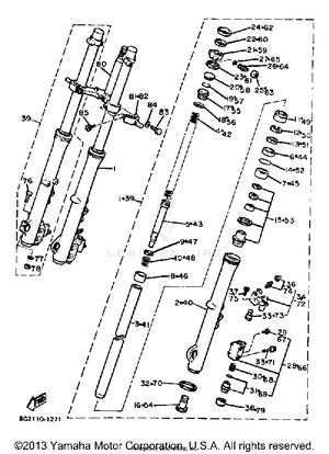 Front Fork Schematic