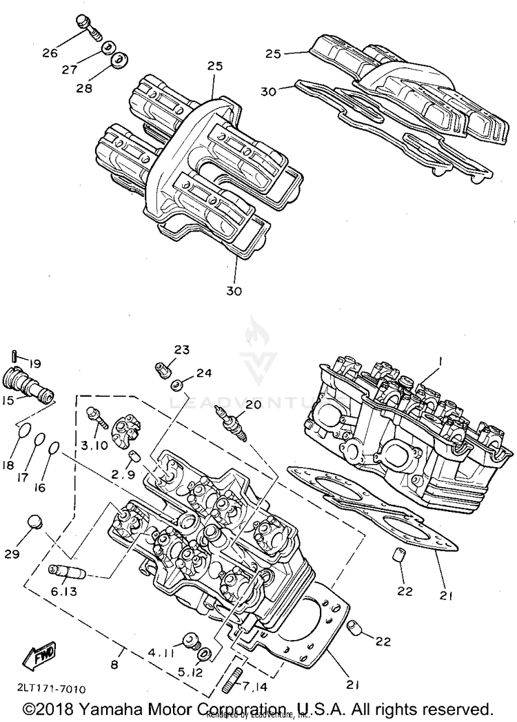Cylinder Head Schematic