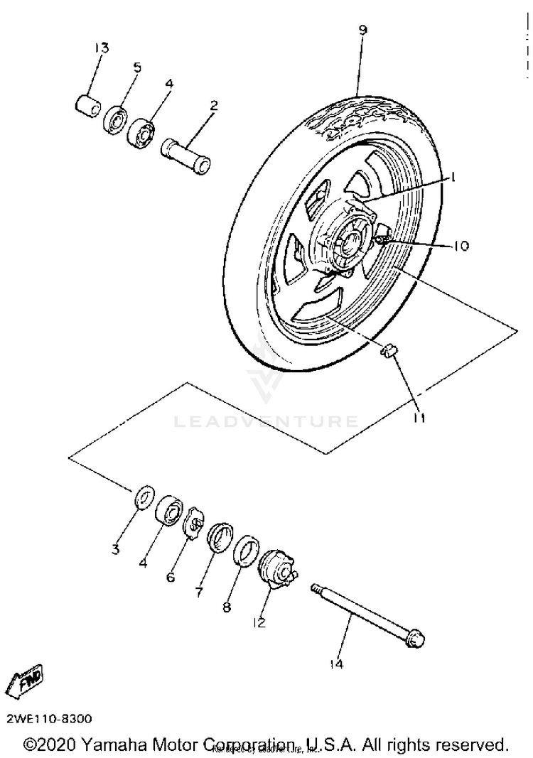 Front Wheel Schematic