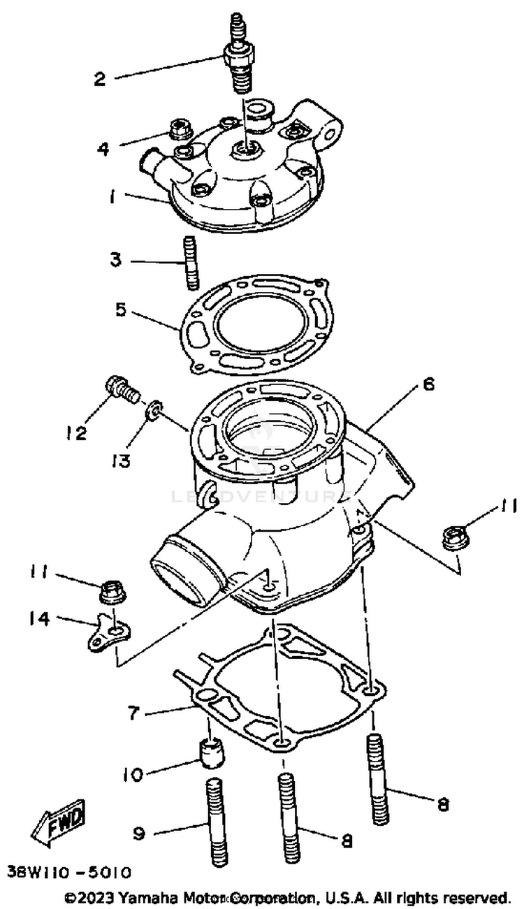 Cylinder Head Schematic