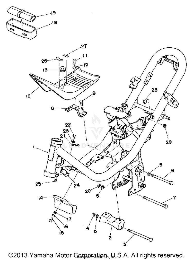 Frame LB80IIHC - 1976 Schematic