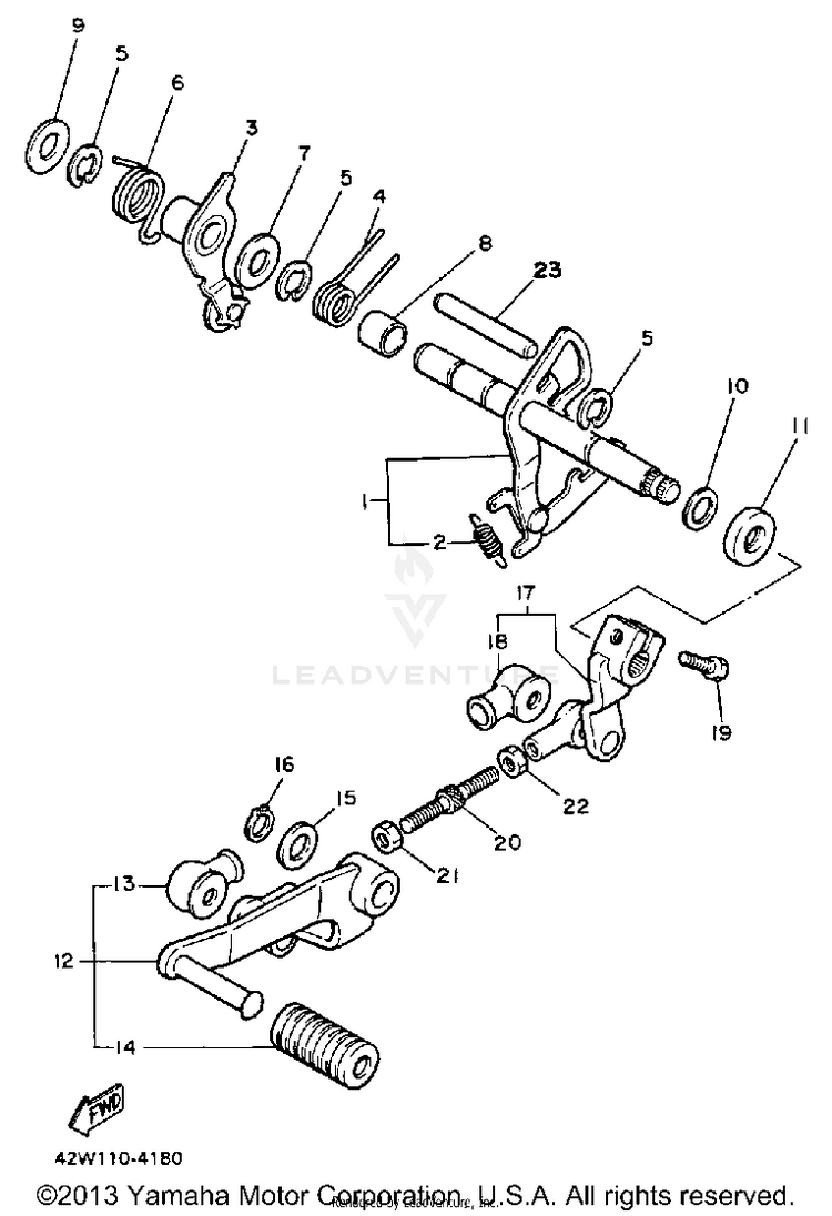 Shift Shaft Schematic