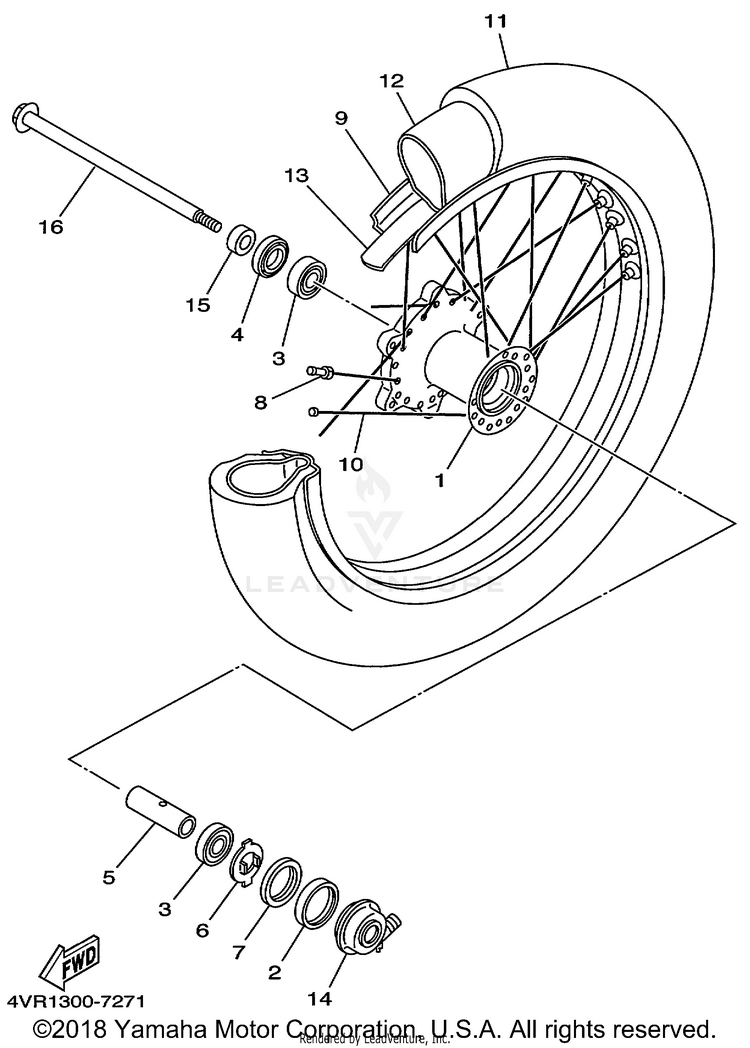 Front Wheel Schematic
