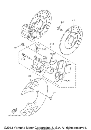 Front Brake Schematic