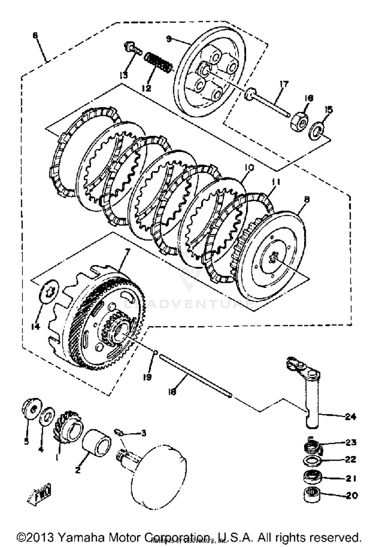 Clutch-Yz60h - J - K Schematic
