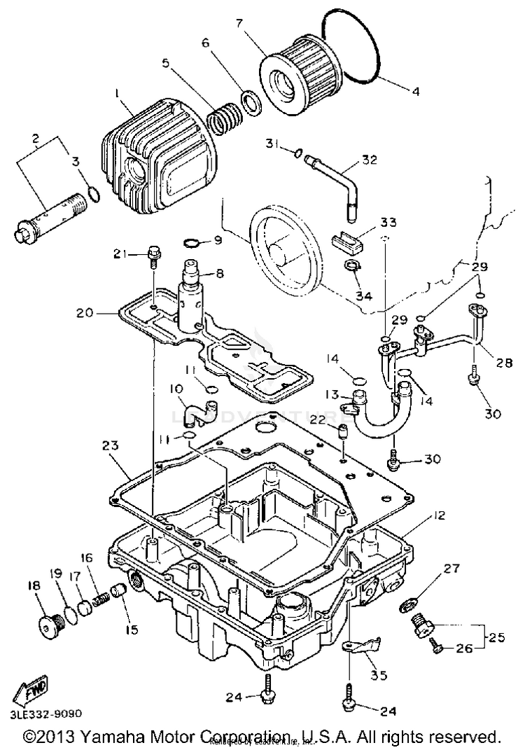 Oil Filter Schematic