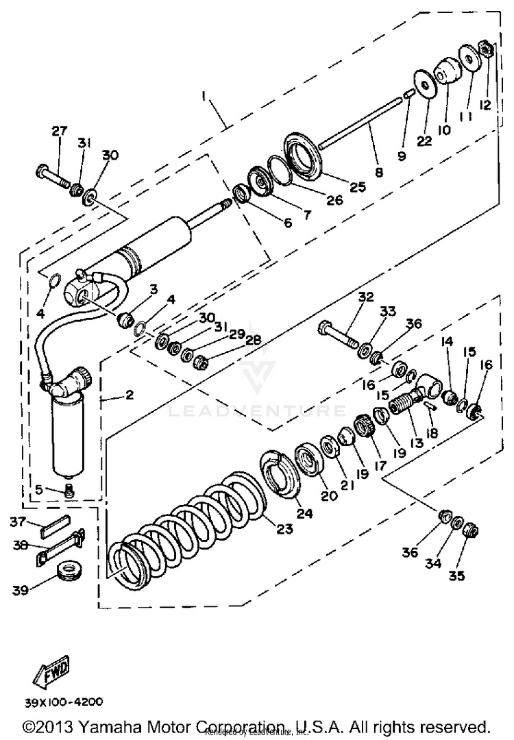 Rear Shocks Yz250l Schematic