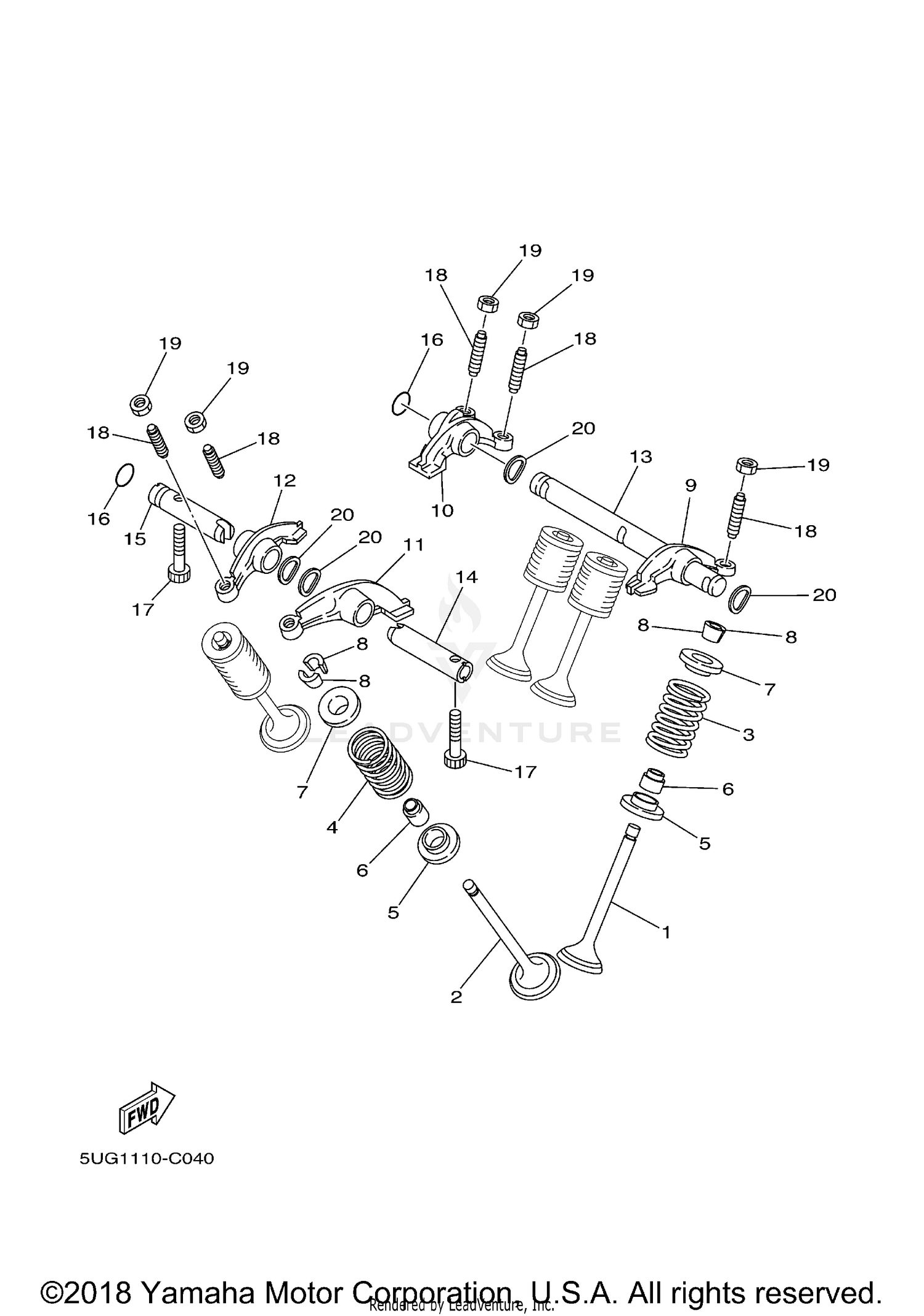 OEM Parts for a Yamaha RHINO 660 AUTO 4X4
