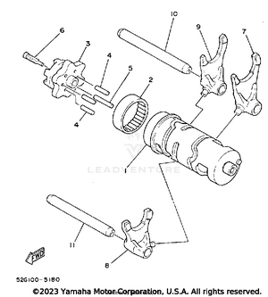 Shift Cam - Fork Schematic