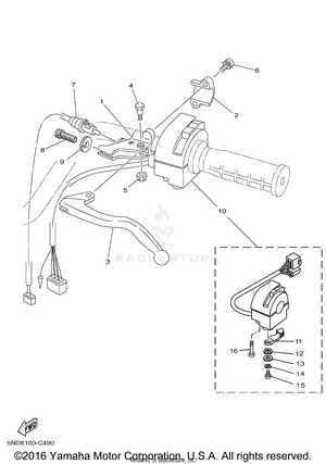 Handle Switch Lever Schematic
