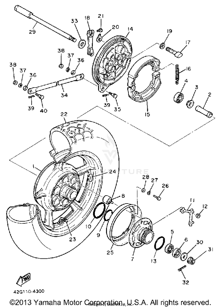 Rear Wheel Schematic