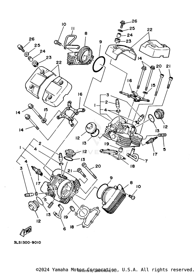 Cylinder Head Schematic