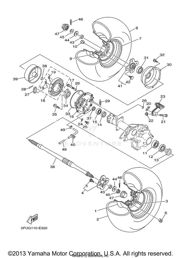 Rear Wheel Schematic