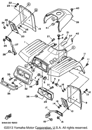 Front Fender Schematic