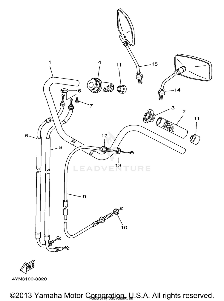 Steering Handle Cable Schematic