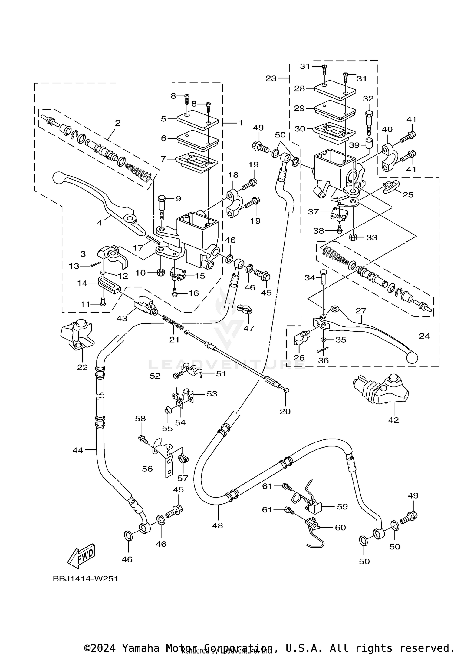 FRONT MASTER CYLINDER