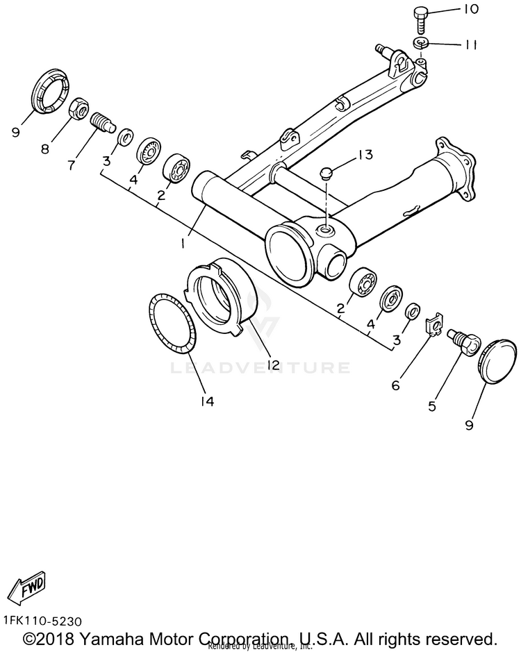 Rear Arm Schematic