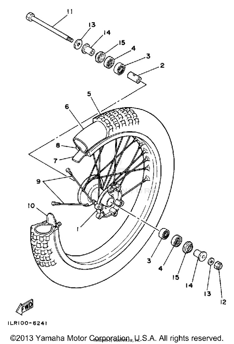 Front Wheel Schematic