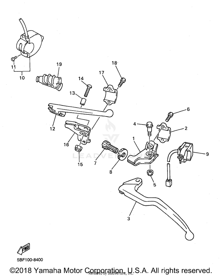 Handle Switch Lever Schematic