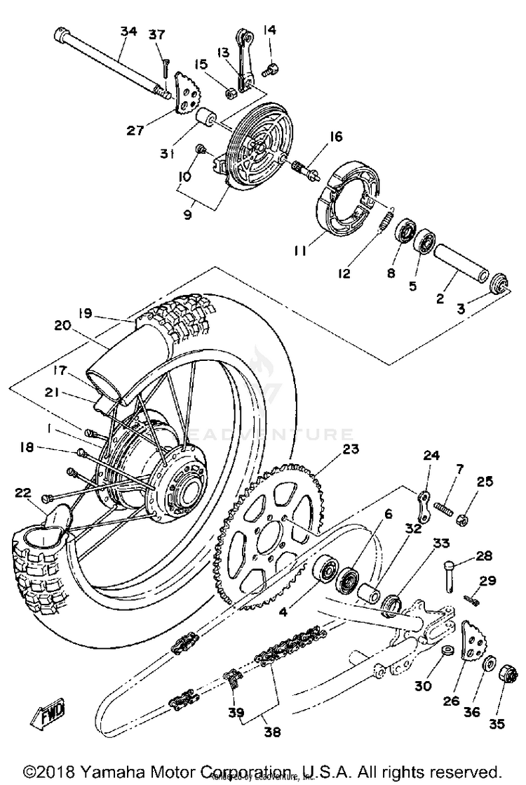 Rear Wheel Schematic