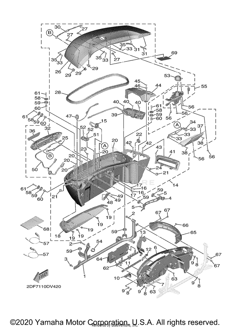 Saddlebag 2 STAR VENTURE - XV19FML - 2021 Schematic