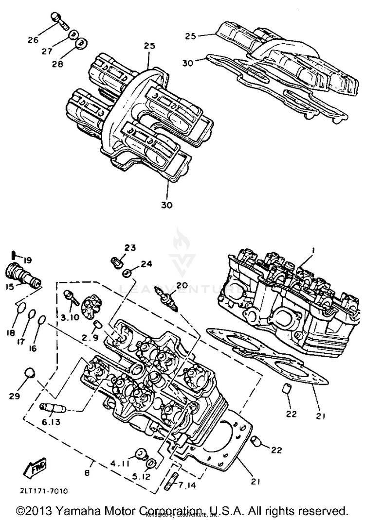 Cylinder Head Schematic