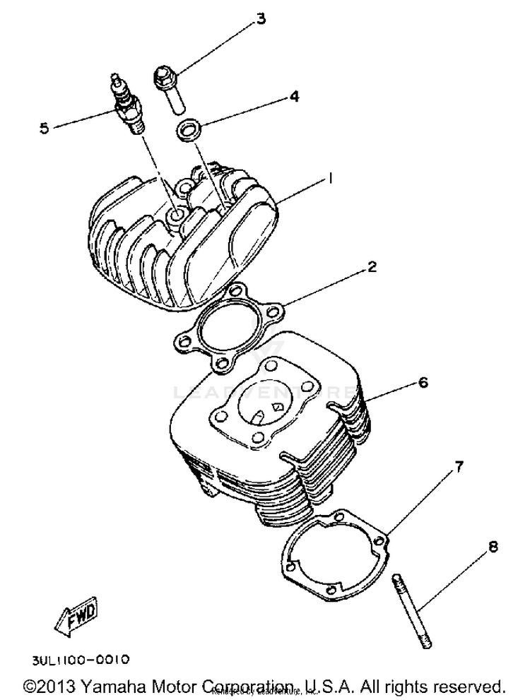 Cylinder Head Schematic