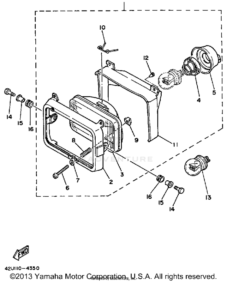 Headlight Schematic