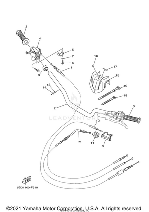 Steering Handle Cable Schematic