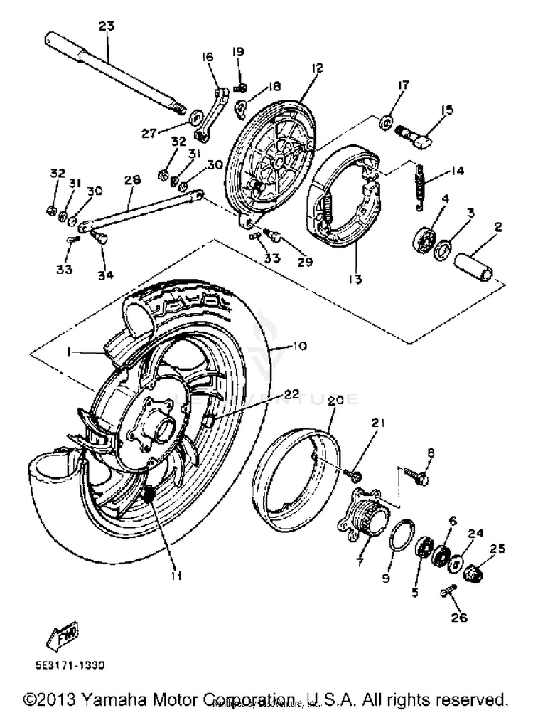 Rear Wheel Schematic