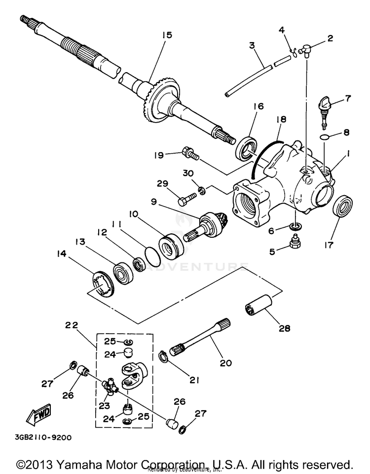 Drive Shaft Schematic
