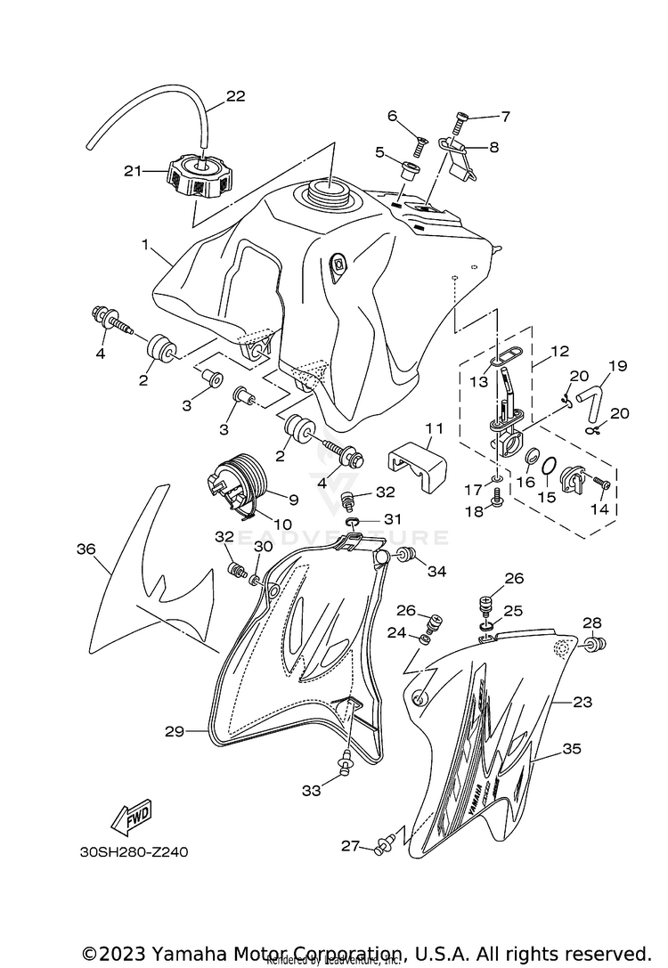 Fuel Tank Schematic