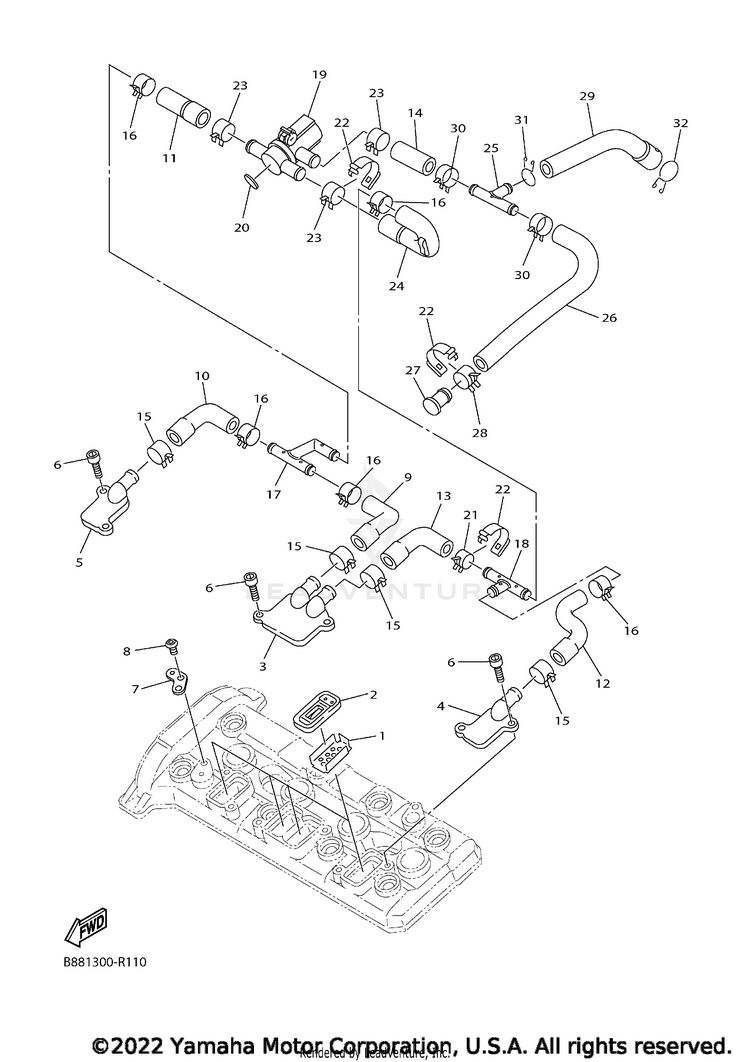 Air Induction System Schematic