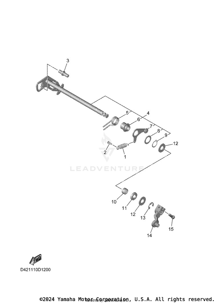 Shift Shaft Schematic