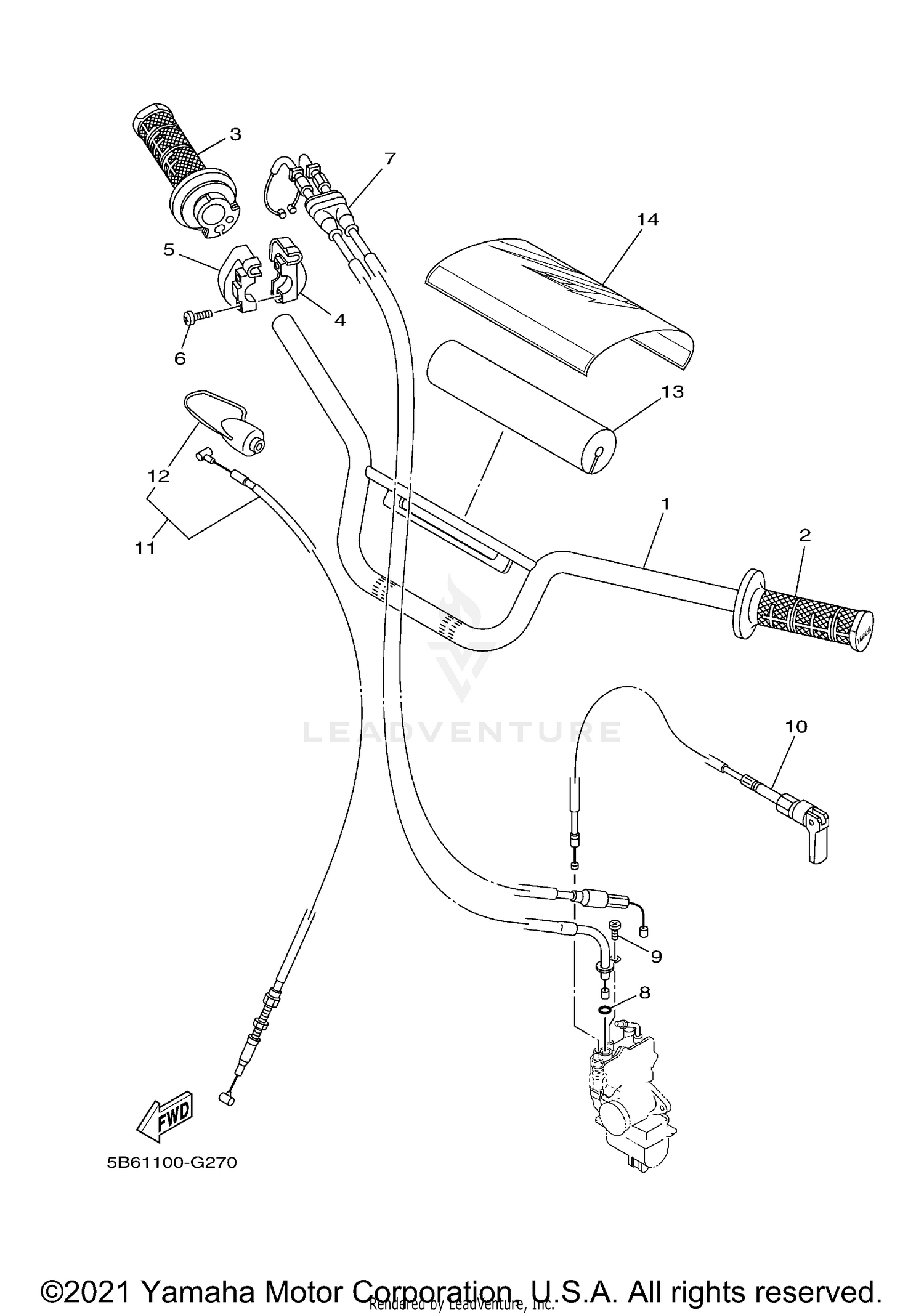STEERING HANDLE & CABLE