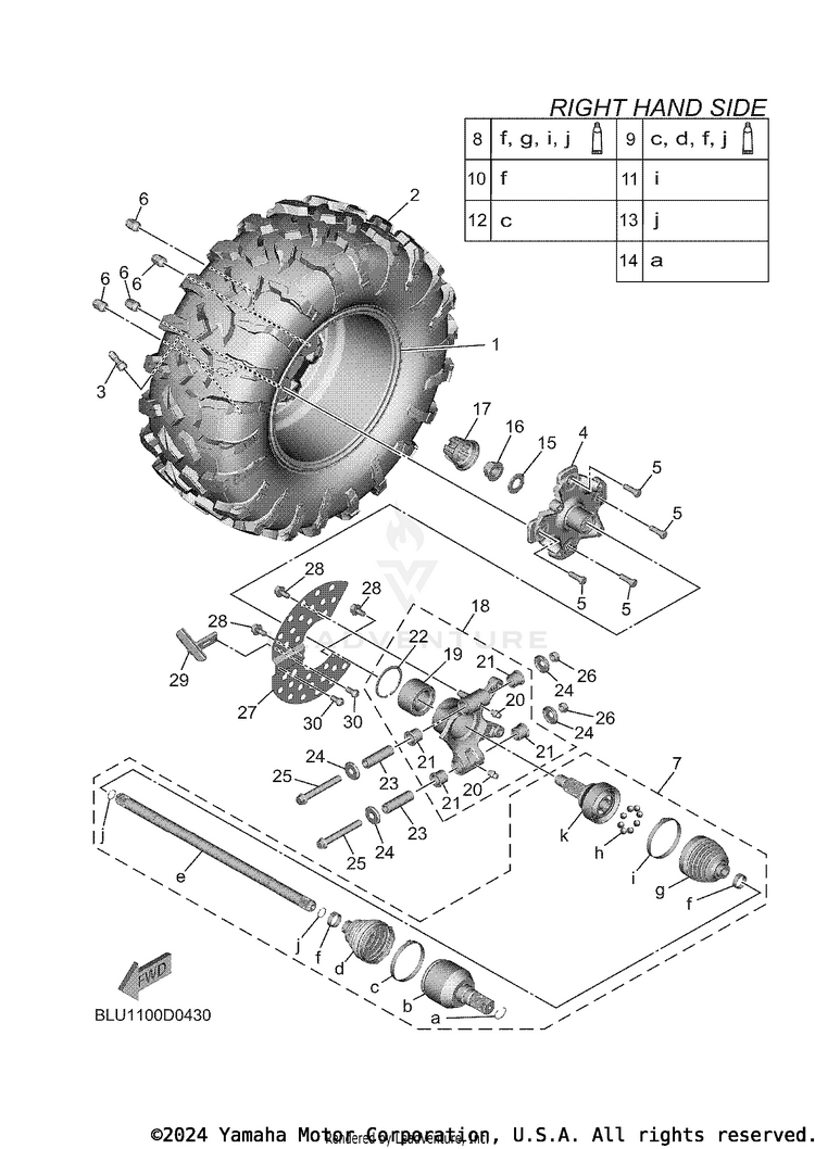 Rear Wheel 2 Schematic