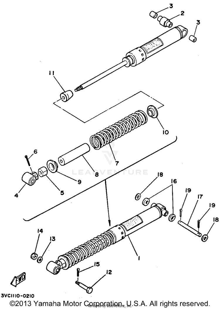 Rear Shocks Schematic